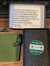 Tyson Lamb Crafted Green Simmons Divot Tool and Ball Marker