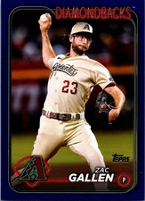 2024 Topps Series One Zac Gallen #110 Blue
