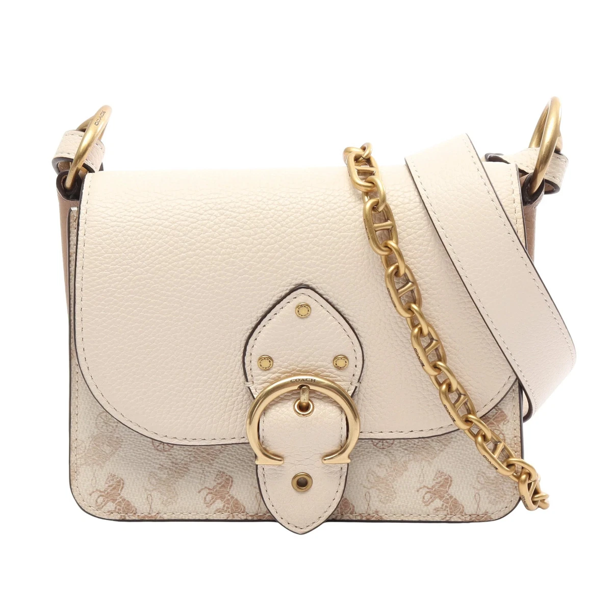コーチ　coach/クロスボディ　フローラルアップリケショルダーバッグ　ホワイト コーチ coach/クロスボディ フローラルアップリケショルダーバッグ