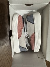 Hey Dude Toddler Craft Size 10 US New In Box Red White Blue Kids Shoes