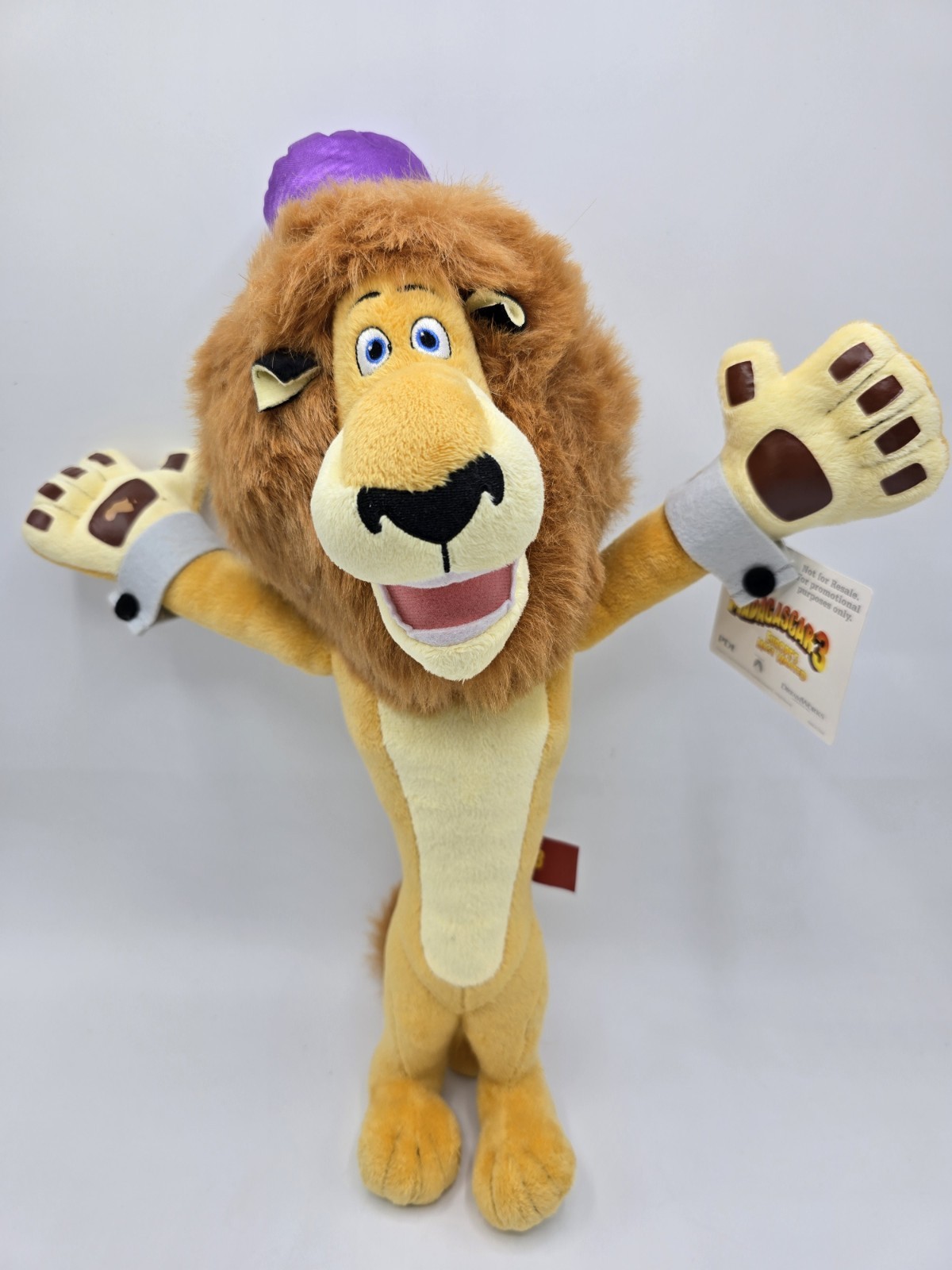 DreamWorks Madagascar 3 Alex Lion Circus Plush 16&rdquo; Promotional Movie Toy HTF