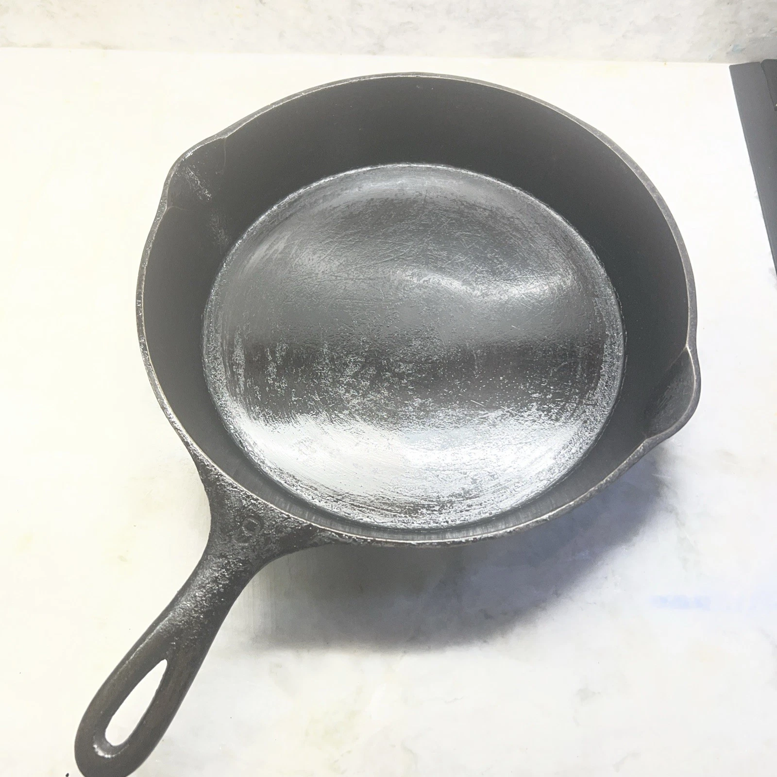 Wagner Ware Sidney -0- Stylized Logo 1059C #9 Cast Iron Frypan