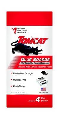 Tomcat Glue Boards with Immediate Grip Glue for Mice, Cockroaches, and Insect...