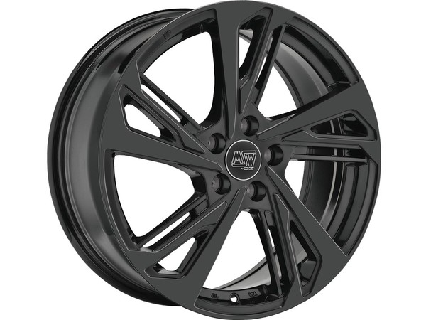 MSW 60 Felge Alu 7,5X18 5X112 ET50 Glanz Schwarz 5-Loch-image