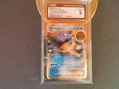 Blastoise-EX graded CGC 5 for sale on eBay