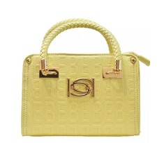 BEBE Alexandra Small Satchel Bag Blond