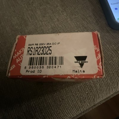 Carlo Gavazzi RS1A23D25 Solid State Relay 230V 25A Max Amperage  BRAND NEW