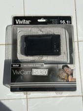 Vivitar ViviCam S830 16.1MP Digital Camera Black New Sealed 4x Zoom