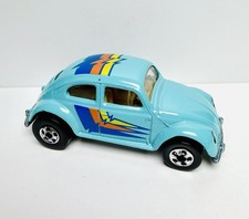 1989 Hot Wheels Vw Bug Speed Fleet Teal W Rare Tampo Blueorangeyellow
