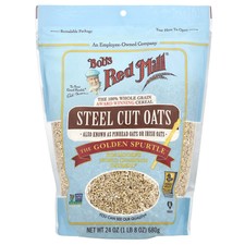 Steel Cut Oats, Whole Grain, 24 oz 680 g 