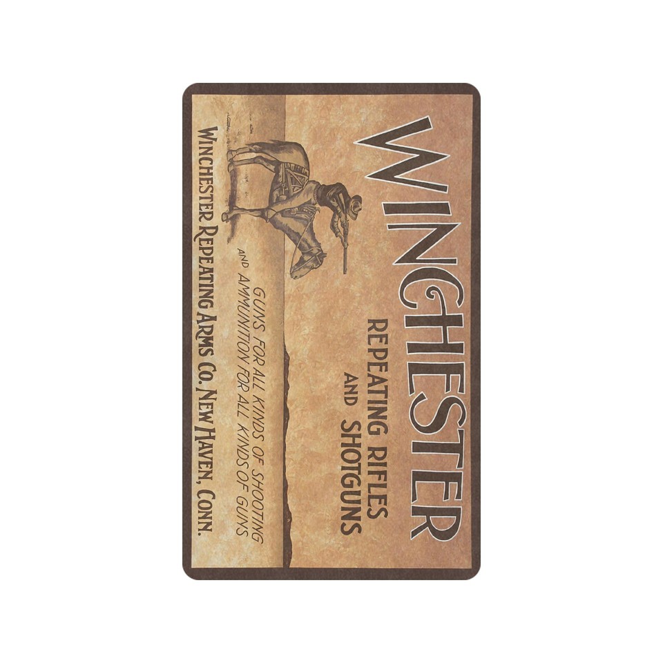 Vintage Rifle Rug Vintage Style Winchester Repeating Rifles & Shotguns Doormat Rug In ...