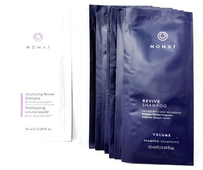 Monat Volumizing Revive Shampoo w/ Rejuveniqe (10 Samples, 10ml each)