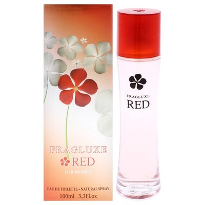 2 Pack Red by Fragluxe for Women - 3.3 oz EDT Spray