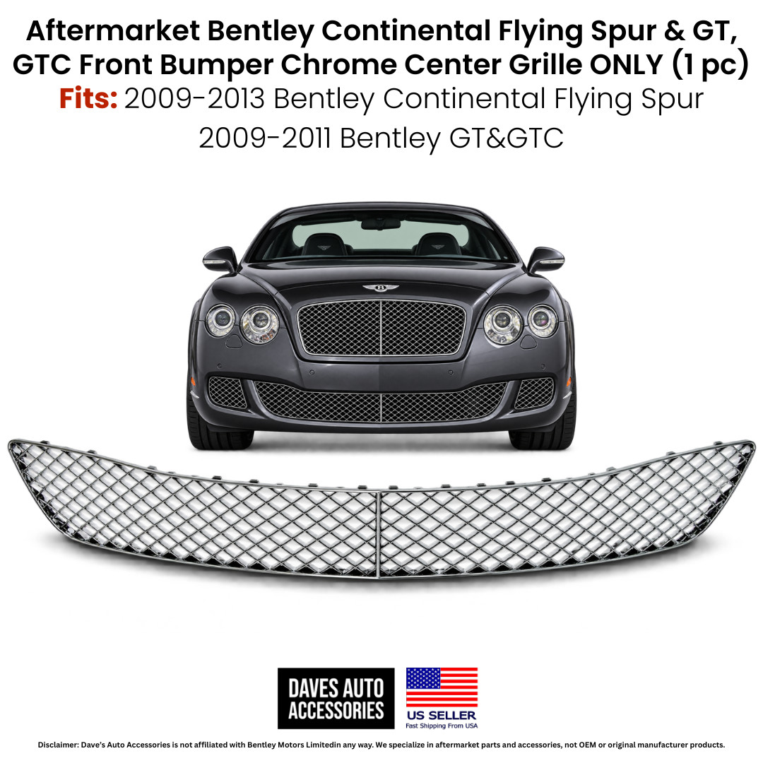 Bentley Flying Spur 2009-2013 Front Center grille Chrome