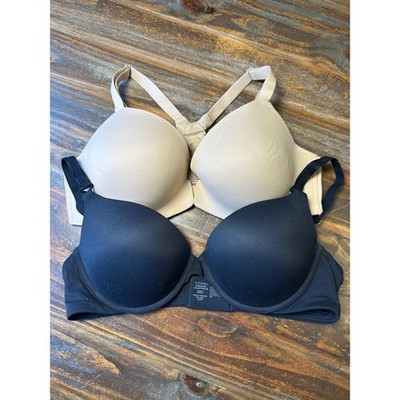 Soma Bra Bundle 38C Enbliss Front Close Racerback & Embraceable Tailored Push Up