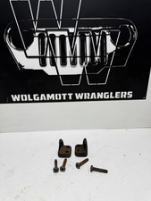 Factory Front Bumper Tow Hooks Pair 7000lb 97-06 Jeep Tj Wrangler Bolts Cc 31