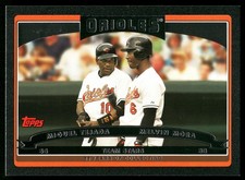 Miguel Tejada/Mora Baltimore Orioles 2006 Topps Black #327 SN /55