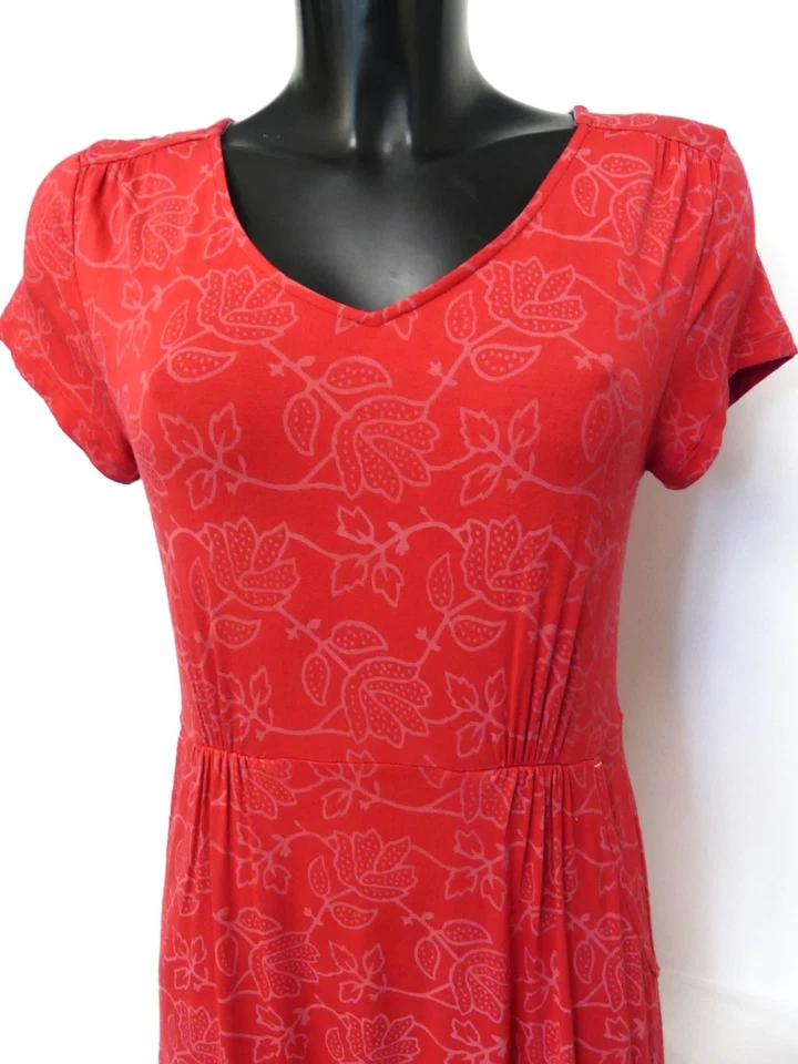 TB Robe WHITE STUFF, rouge, Taille 38, Excellent état - Photo 3/4