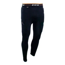 CCM Hockey Senior/Adult Padded Official/Referee Girdle Pant - Black