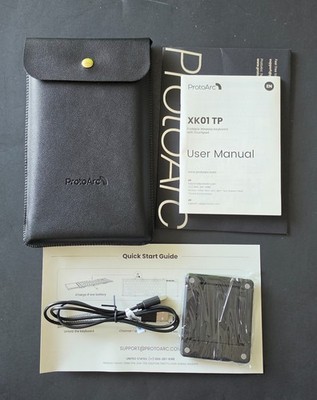 ProtoArc XK01 TP Portable Foldable Keyboard w/Touchpad, Full Size Keys, Folding