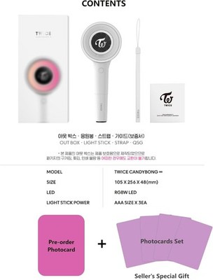 Twice Candybong Infinity Ver3. Official Lightstick Contert Sellers