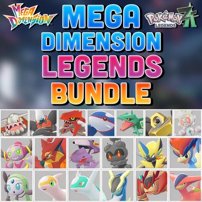 Pokemon Legends Z-A | ZA | Z A 🔥 ALL 19 MEGA DIMENSION LEGENDS 🔥BATTLE READY💥