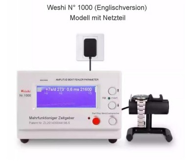 Weishi 1000 Mechanical watch tester Timegrapher Multifunction Machine MTG-1000