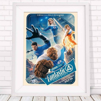 Marvel Fantastic Four - MCU Movie Poster Picture Print - Sizes A5 to A0
