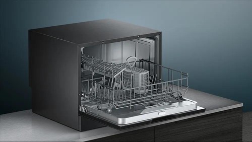 Siemens SK25IB00TE iQ500 Freistehender Kompakt Geschirrspüler, 55 cm breit, 6 Ma - Bild 2 von 4