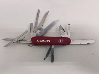 Victorinox Taschenmesser Champion  Schweizer Offiziersmesser  Werbung GRASSLIN 