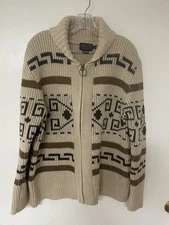 PENDELTON WESTERLY THE BIG LEBOWSKI THE DUDE SWEATER SIZE MEDIUM