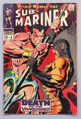 Prince Namor the Sub-Mariner #6 Superhelden Comic Heft Marvel englisch 1968 - Bild 1 von 4