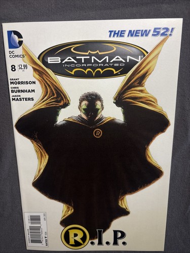 Batman Incorporated #8 (DC Comics April 2013) Death Of Damian Wayne Robin