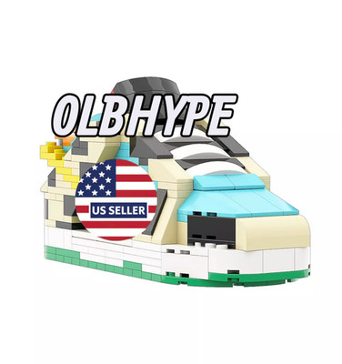 3D DIY Ice Cream Sneaker Building Blocks - Retro Skate Collectible Brick Toy