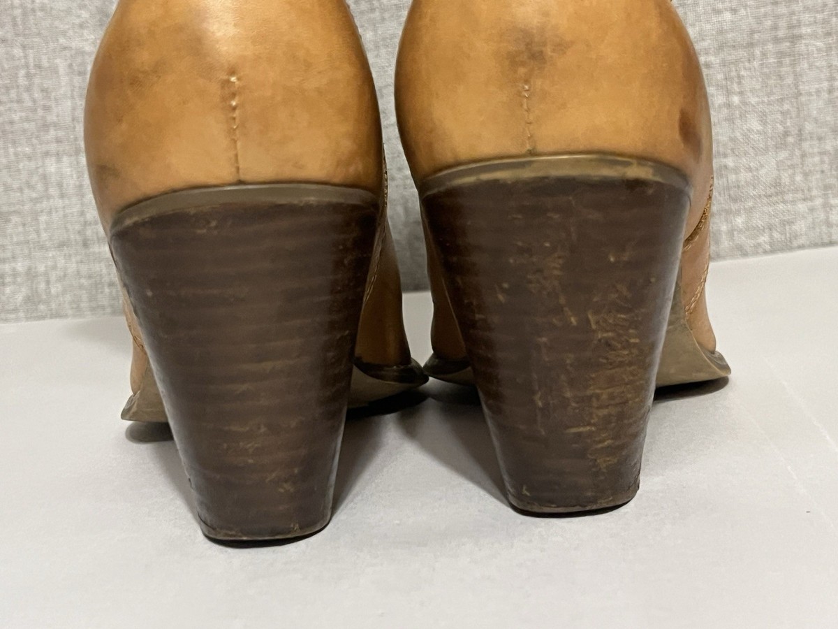 Seychelles "Make My Day" leather boots tan brown View 6