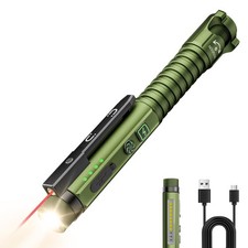 EDC Pen Flashlight Rechargeable,800 Lumen Small Flashlights with
