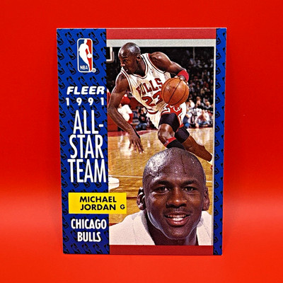 Fleer 1991-92 Michael Jordan All-Star Team #211