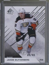 2016-17 SP Game Used 25/33 Jakob Silfverberg #17 0ne