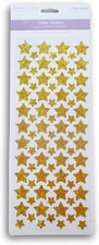 Gold Star Scrapbook Stickers - Shimmery - 81 Pieces