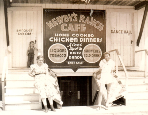 Oakdale CA Newbys Ranch Cafe Restauracja Kalifornia zdjęcie