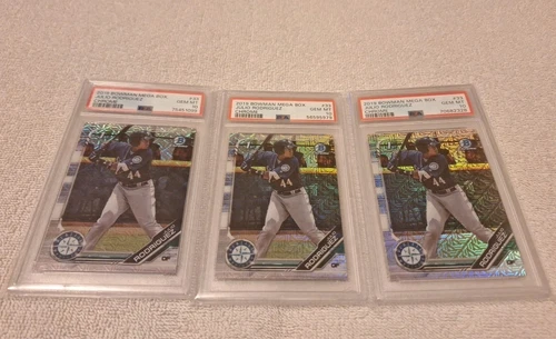 Julio Rodriguez 2019 Bowman Chrome Mega Box #BCP-33 1st Bowman PSA 10 GEM MT