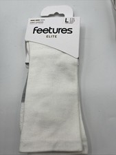 Feetures Elite Light Cushion Mini Crew Sport Sock White Men  s 9-12 Women  s 10-13