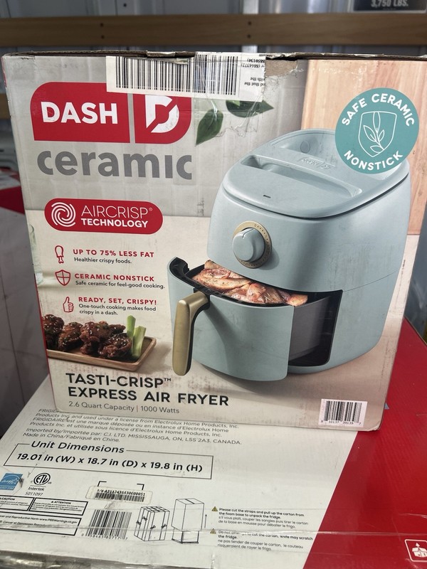 Dash® - Ceramic Tasti-Crisp Express Air Fryer - Sage - 2.6qt