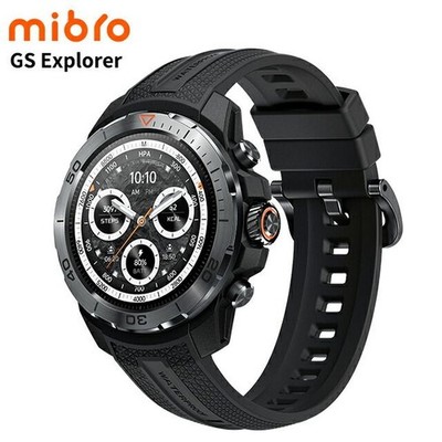 Mibro Men s SP380013-C222 Obsidian Black Quartz Watch, Silver Dial, Used From Ja