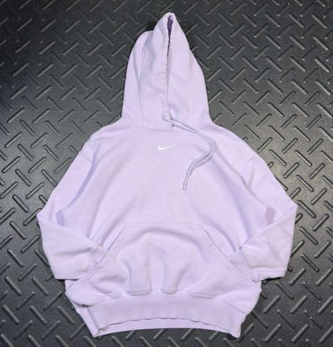 Nike Sweatshirt Hoodie Center Swoosh Sportswear Sm/Med Oversized Lavender Purple