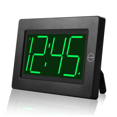 Digitaler Wecker 8 Zoll Bildschirm Automatischer Dimmmodus Wanduhr