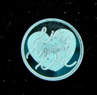 Live Laugh Love  1 Gram .999 Pure Silver Round Coin Bar  Encouragement Gift