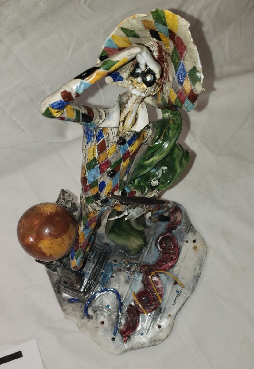 Lo Scricciolo イタリア製　T.Moretto Lo Scricciolo Toni Moretto Figurine Artist Sculpting Bust