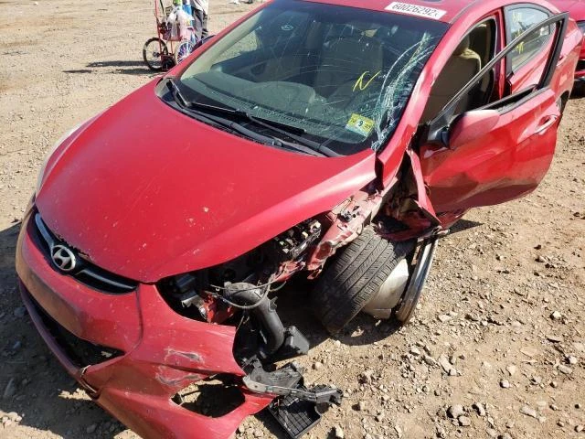 2013 Hyundai Elantra Speedometer Gauge Cluster Red OEM 940013X275 71K Miles - Image 4 of 4