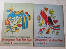 Luden's Pennsylvania Dutch Cook Book Set of 2 Pies Pastries Cakes Fillings VTG